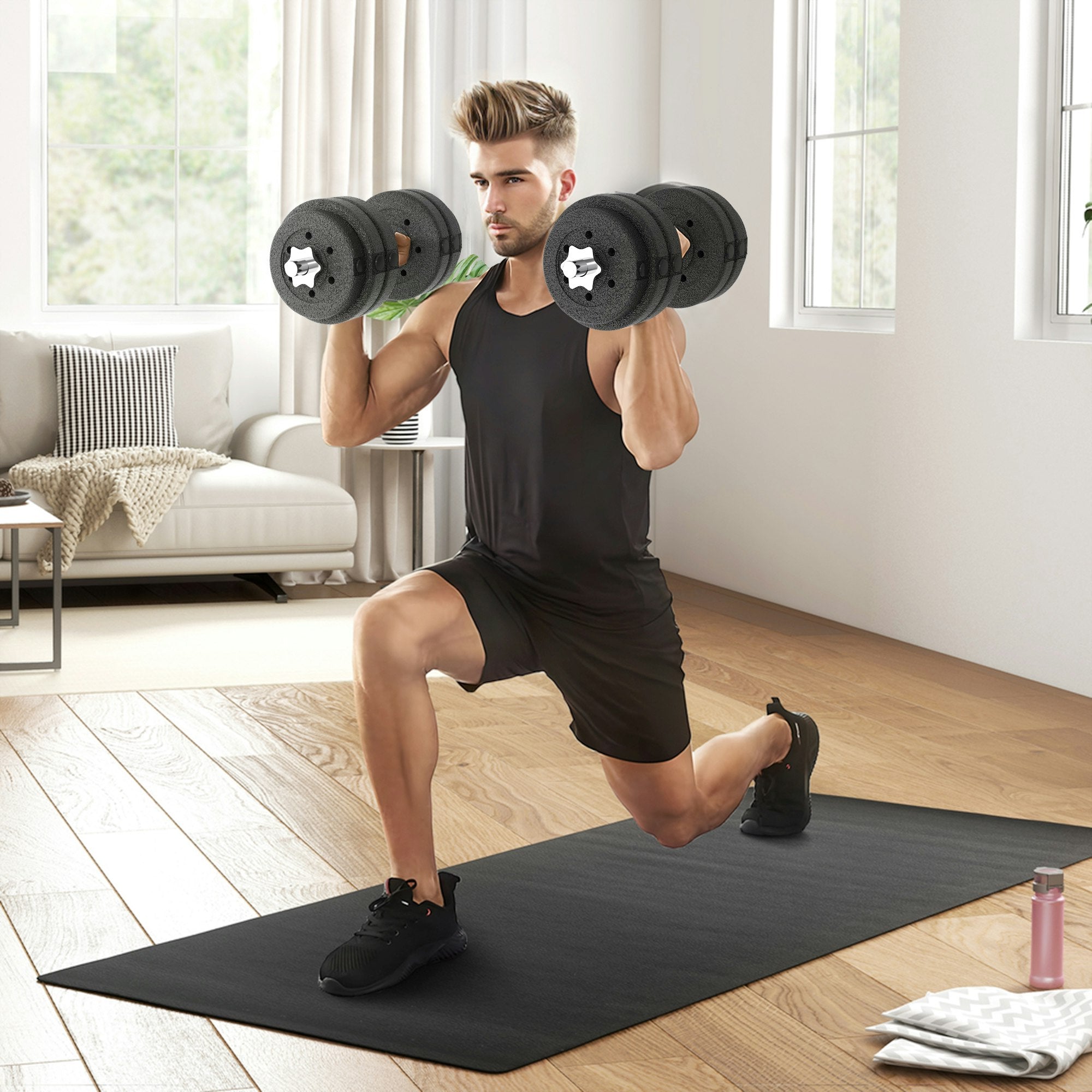 30KG Adjustable Dumbbell Set – Home Fitness Weights