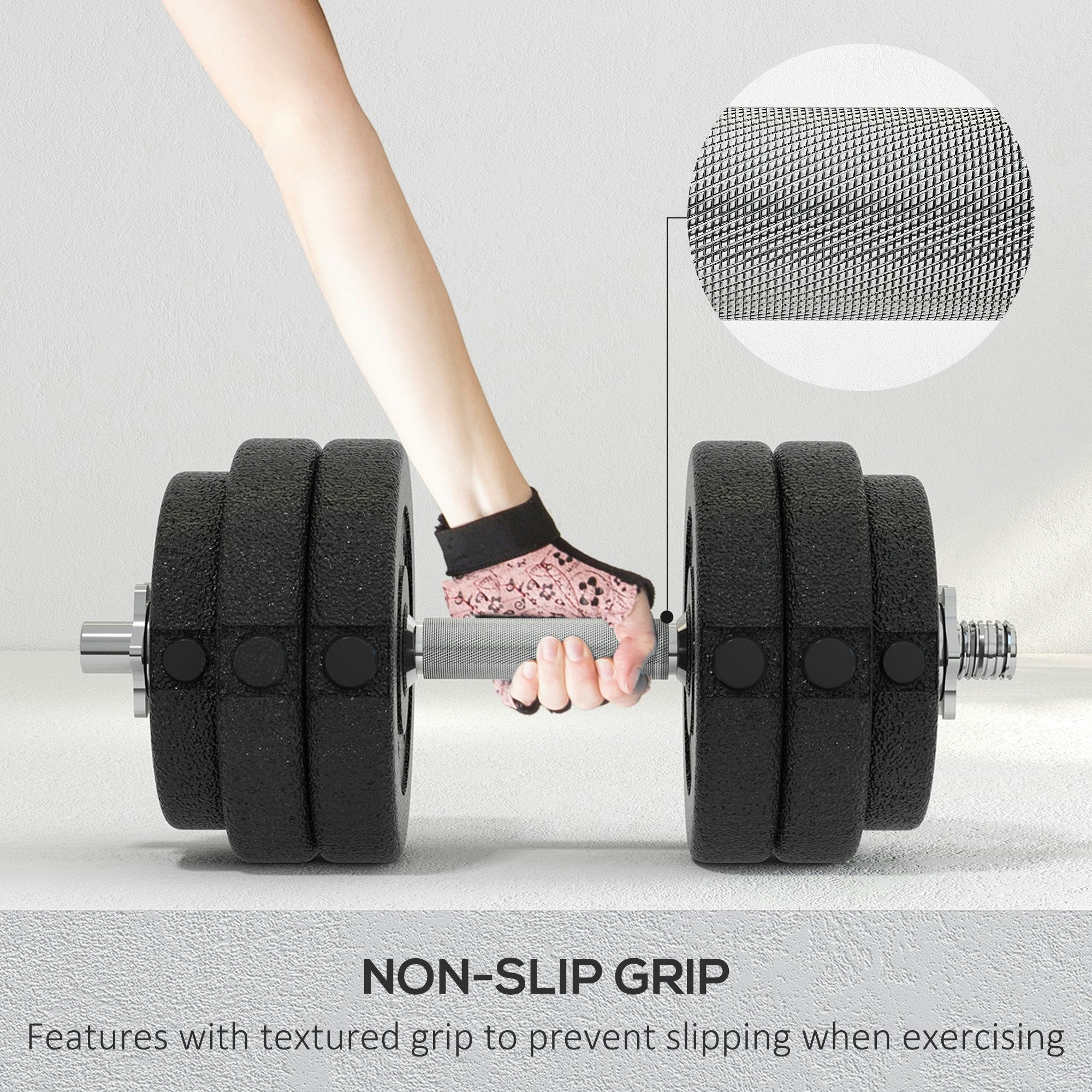 30KG Adjustable Dumbbell Set – Home Fitness Weights